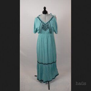 Flying Tomato Cold Shoulder Crepe Maxi